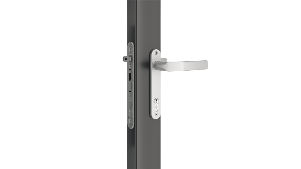 Insteekslot met 60 mm doornmaat voor profielen vanaf 80 mm