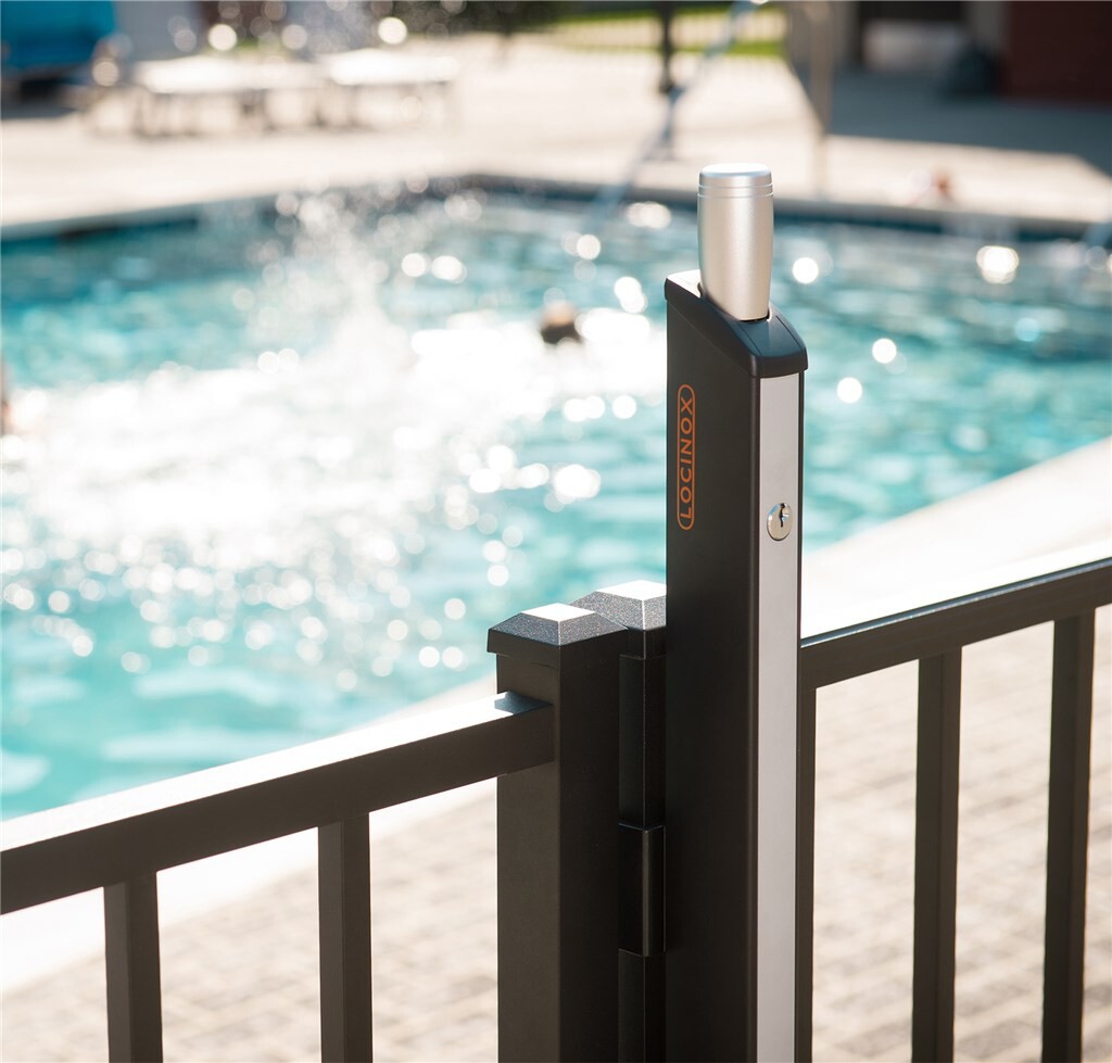 Slank en stevig kindveilig magneetslot voor zwembaden en parken