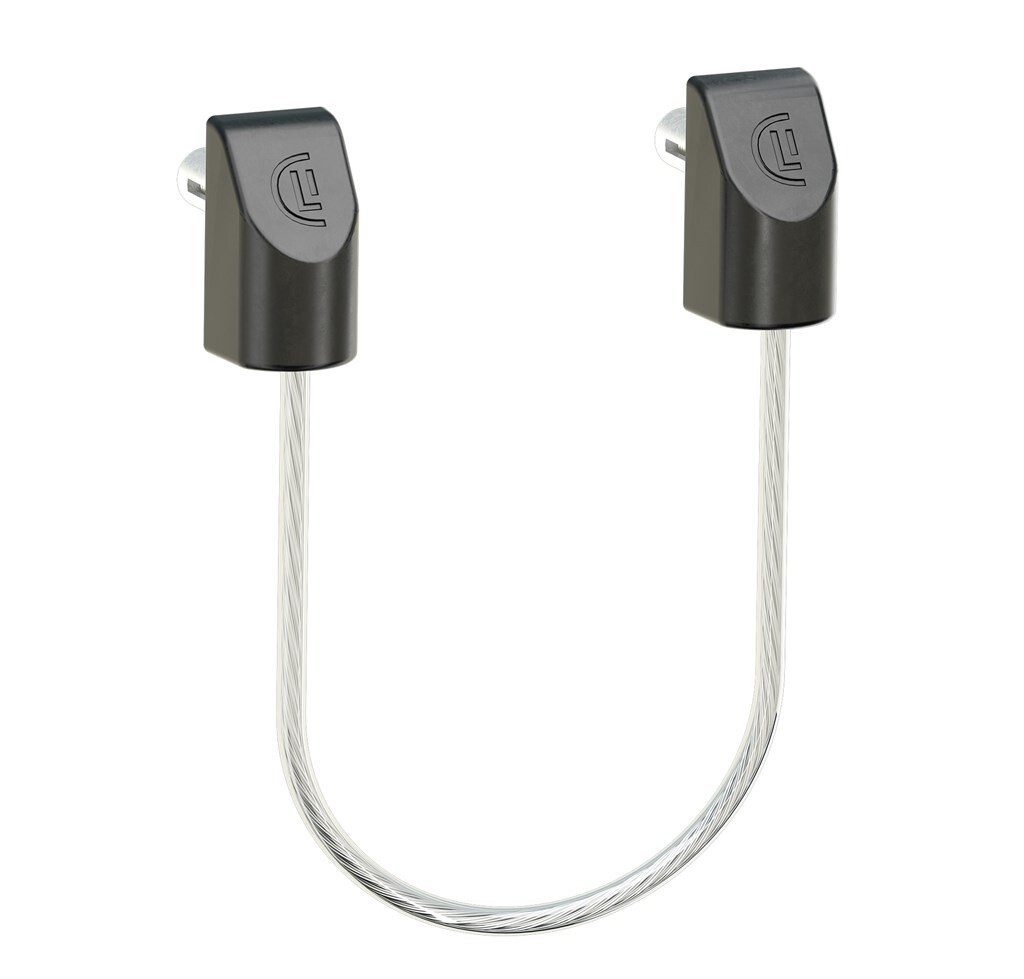 Stainless steel safety cable for gates up to 500 kg