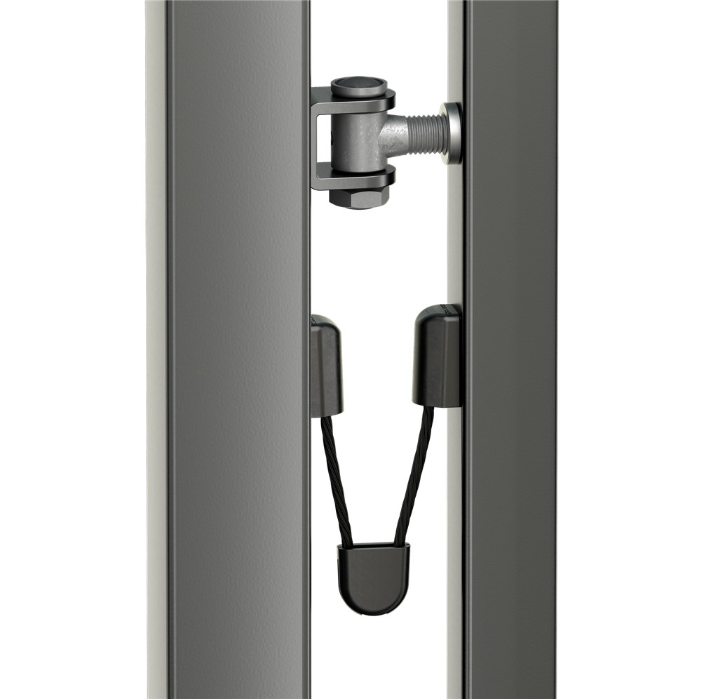 Câble inox anti-chute pour portails jusqu'à 500 kg