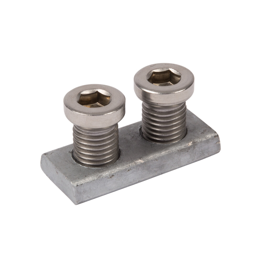 Claw nut and bolts for 4D hinges