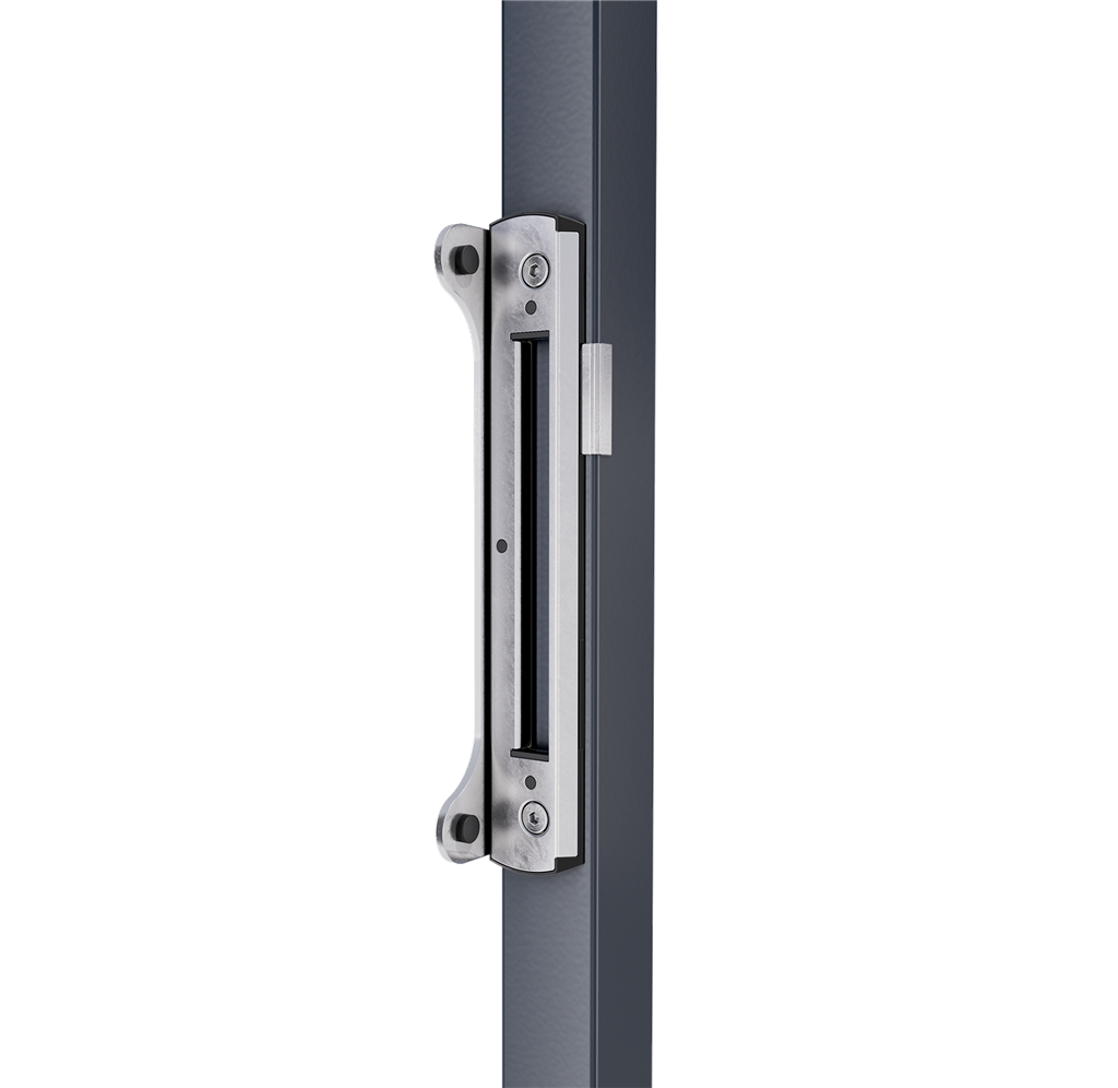 Stainless steel surface mounted keep for surface mounted locks