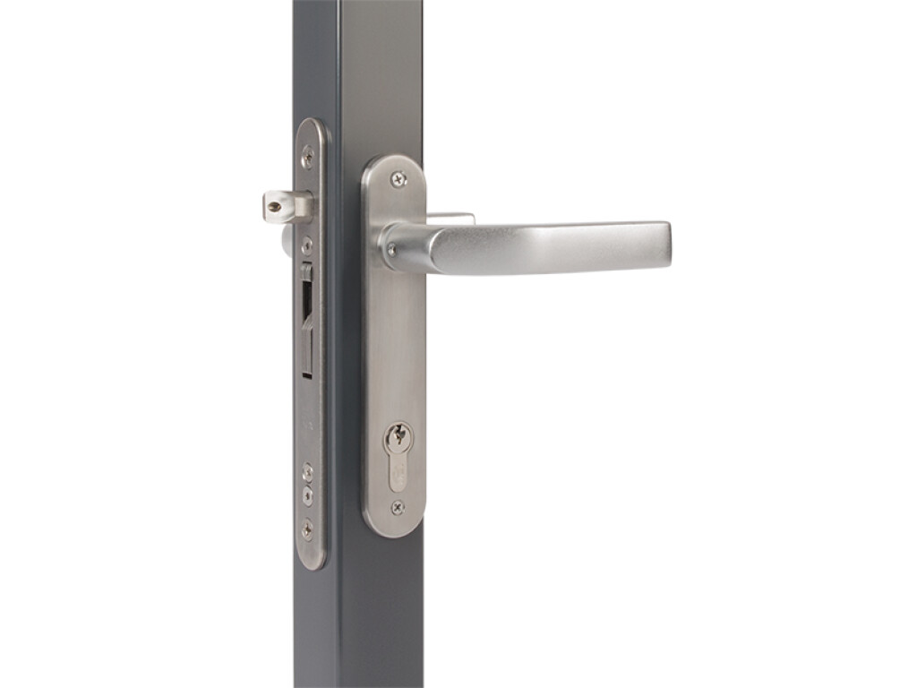 Insert lock with 30 mm backset for profiles of 50 mm or more