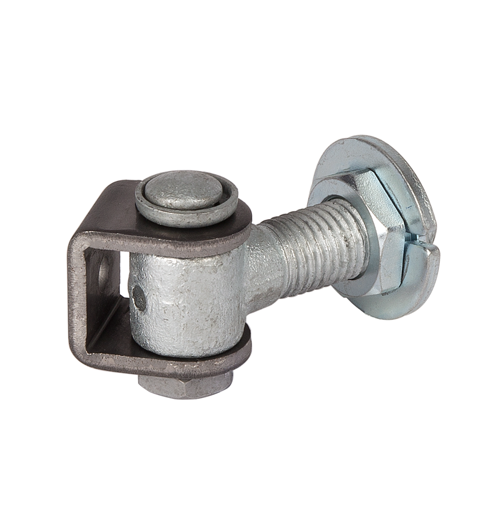 Bisagra 90° antivandalismo con tuerca ajustable 