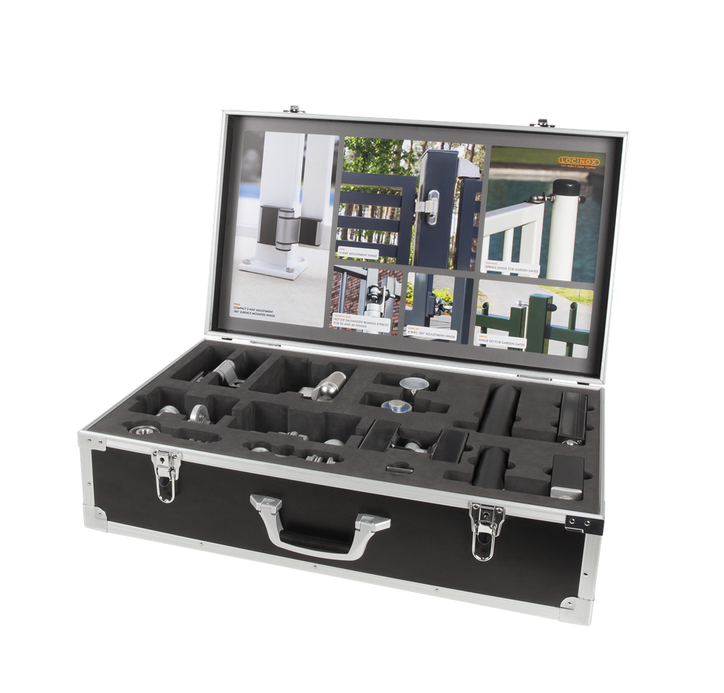 Demokoffer mit Locinox Bändern