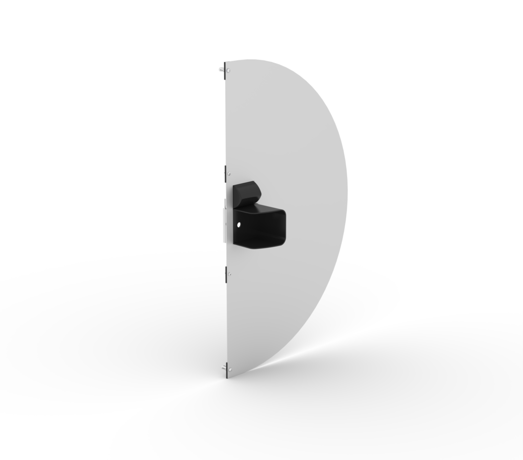 Security shroud for free exit code locks