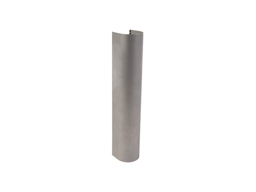 Onbehandelde aluminium cover voor Rhino en Verticlose-2 poortsluiters