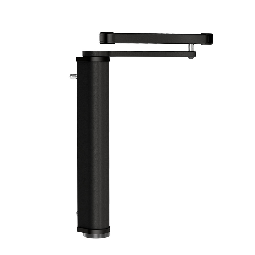 Locinox VENUS-S Motorised Gate Closer — RAL 9005 Black (Sliding Arm)