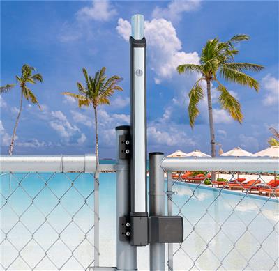Sleek & sturdy child safe magnetic latch for pools & parks