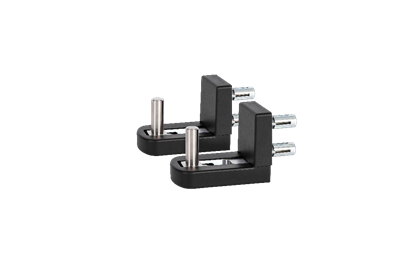 Compact, 2-way 90° hinge
