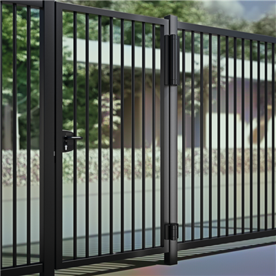 Motorised hinge & gate closer in one for pedestrian gates