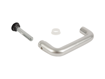 Półklamka wykonana z anodowanego aluminium do zamka antypanicznego