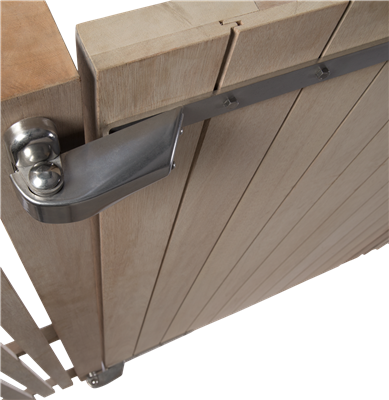 Bisagra 4D antivandalismo para puertas de madera