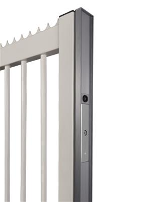 Алюминиевый профиль для эстетичной отделки откатных ворот – используется с магнитным замком MAGUNIT