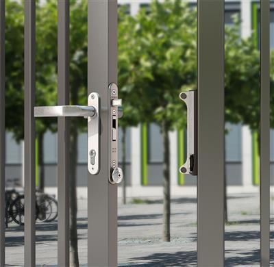 Insert lock with 40 mm backset for profiles of 60 mm or more