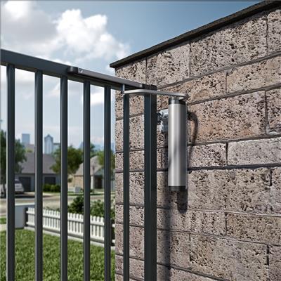 Powerful and all-round hydraulic gate closer for wall mounting
