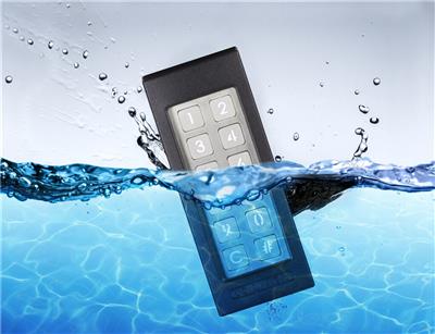 Weather resistant keypad with 2 integrated relays