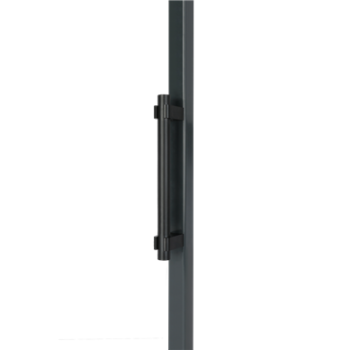 Fixed anodized aluminium handle