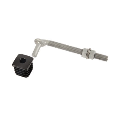 Torbandset für Gartentore mit Polyamid-Kappen