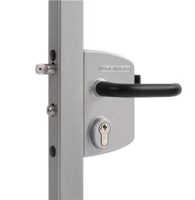 Surface mounted gate lock