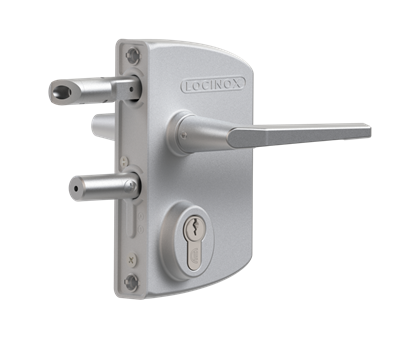 Surface mounted gate lock