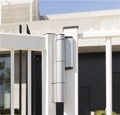 Second generation - Highly powerful hydraulic 180° gate closer and hinge in one