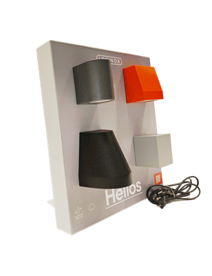 Display met architecturale buitenverlichting