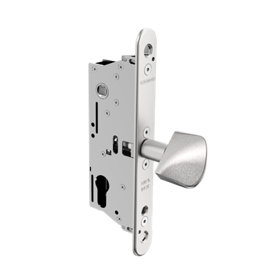 Insert lock with 40 mm backset for sliding gates, compatible with the SSKZ insert keep