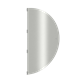 Protection plate and fastening materials to avoid access to the handle from the outside