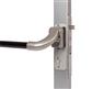 Aluminium push bar for insert locks