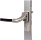 Anti paniekopener in aluminium voor insteeksloten