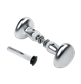 Gerundetes Aluminium-Drückerset