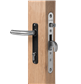 Stainless steel insert lock for wooden gates