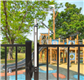 Sleek and sturdy child safe magnetic latch for pools and parks