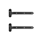 180° 3-way adjustment hinge for wooden gates