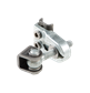 Vandal-proof 180° hinge with 4-way adjustment