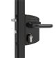 Surface mounted gate lock